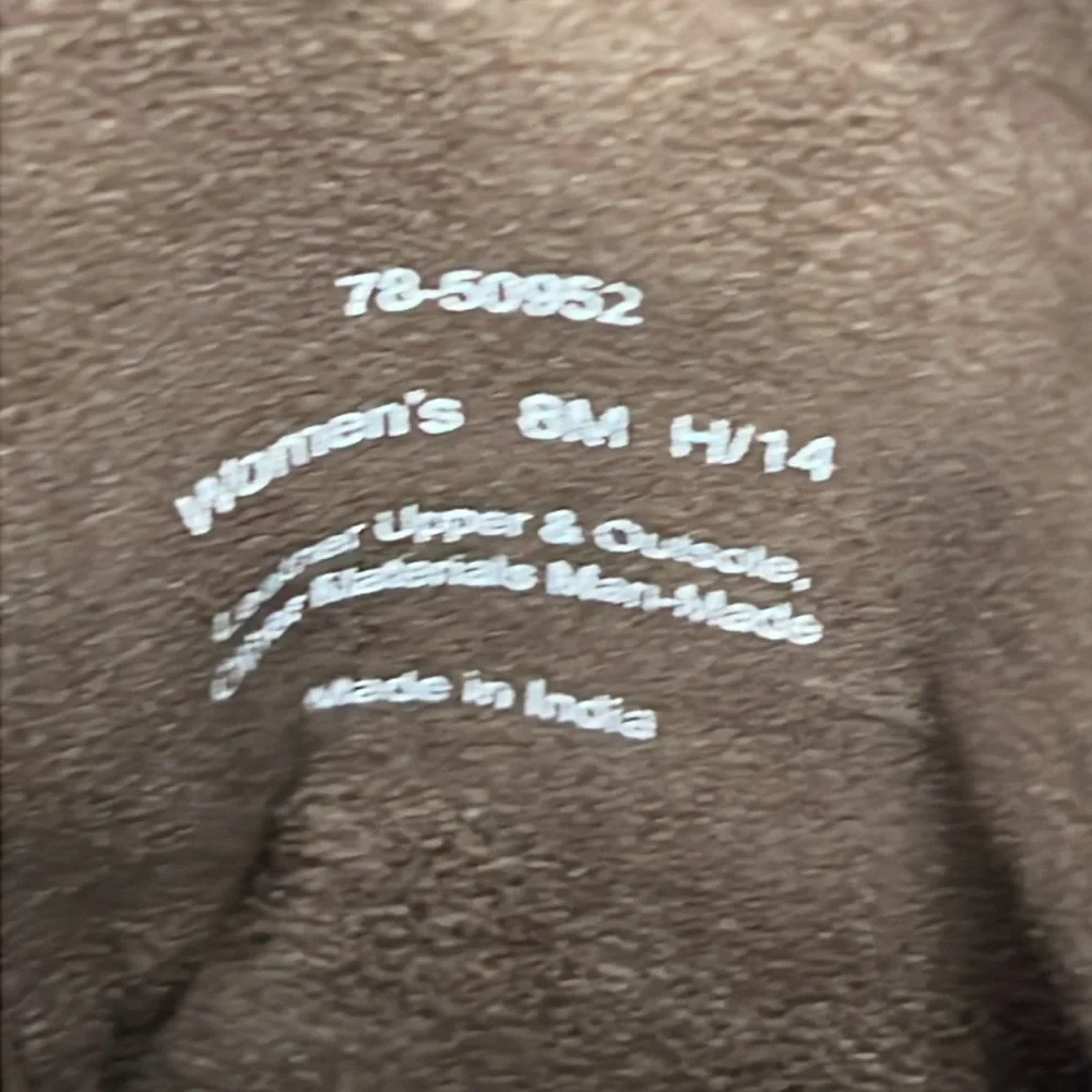 Johnston & Murphy Mid Calf Brown Leather Moto Style Pull On Harness Boots Size 8 - Picture 10 of 16